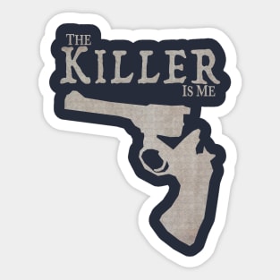 The Killer Is Me - Broken Gun (Dirty White) Sticker